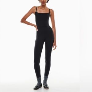 Wilfred Aritzia free freestyle black knit tank jumpsuit 26483